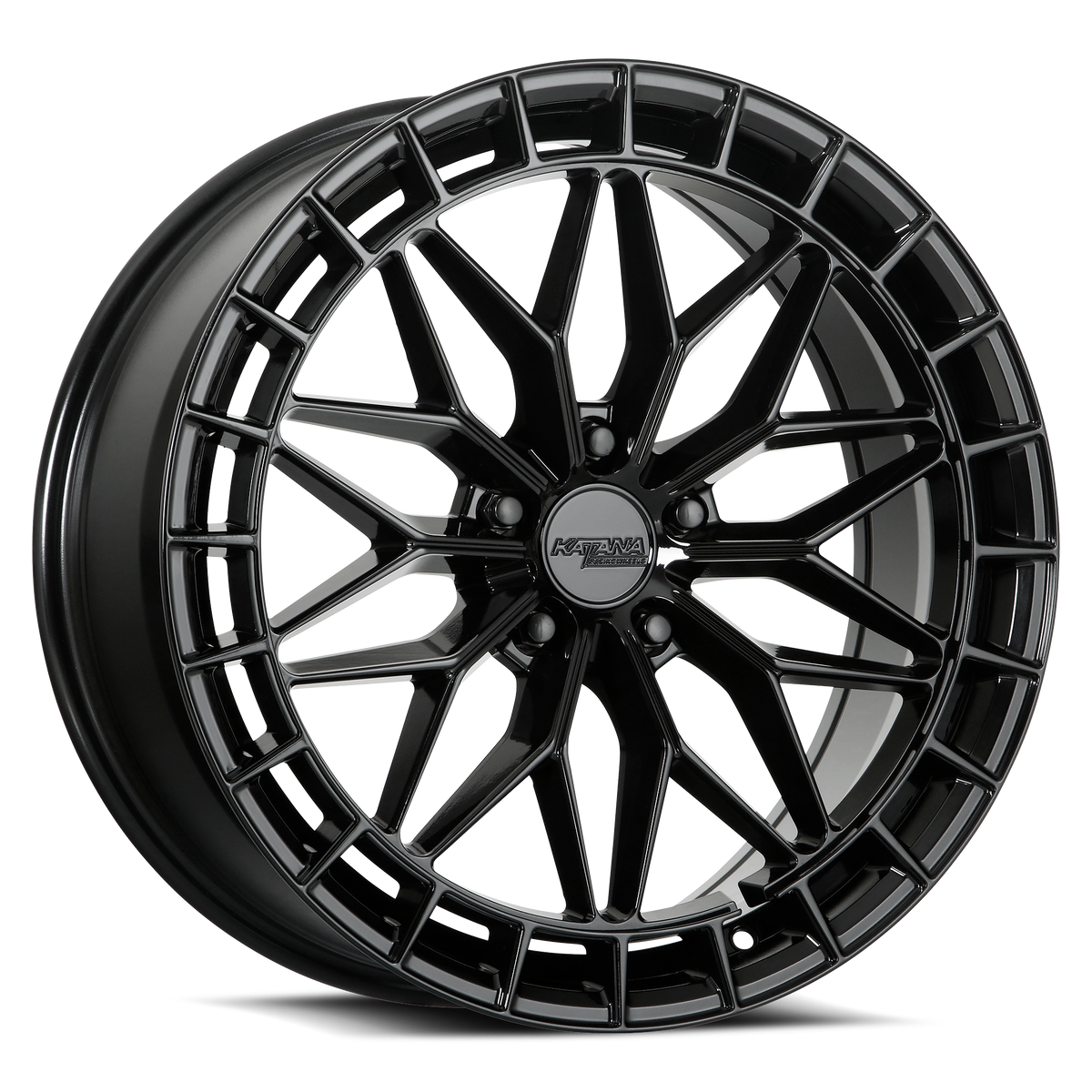 Katana KR12 Gloss Black 17x7.5 +40 5x110mm 73.1mm