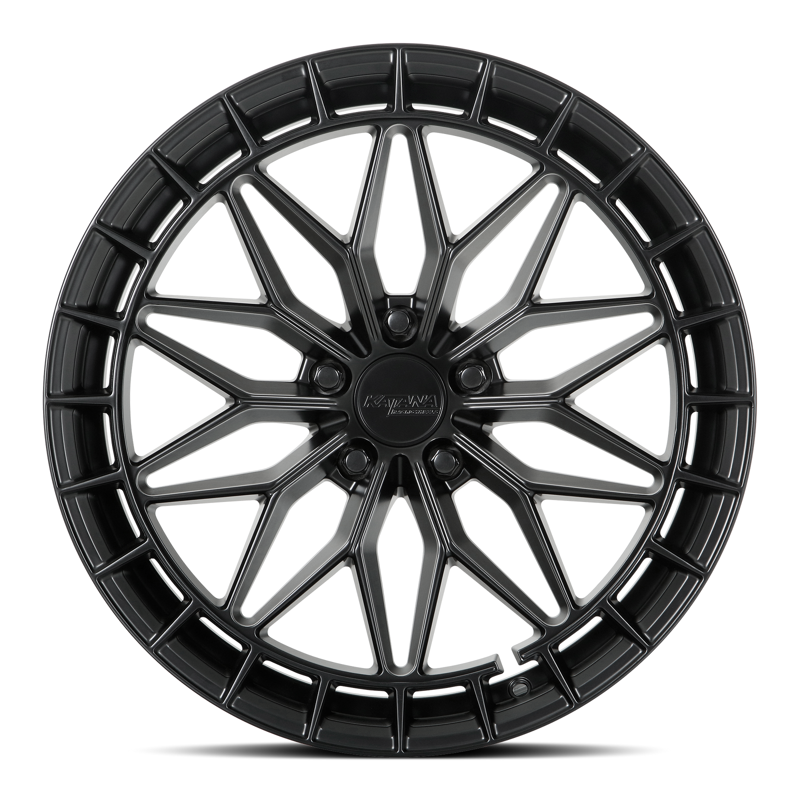 Katana KR12 Matte Black 17x7.5 +40 5x120mm 73.1mm - Wheelwiz