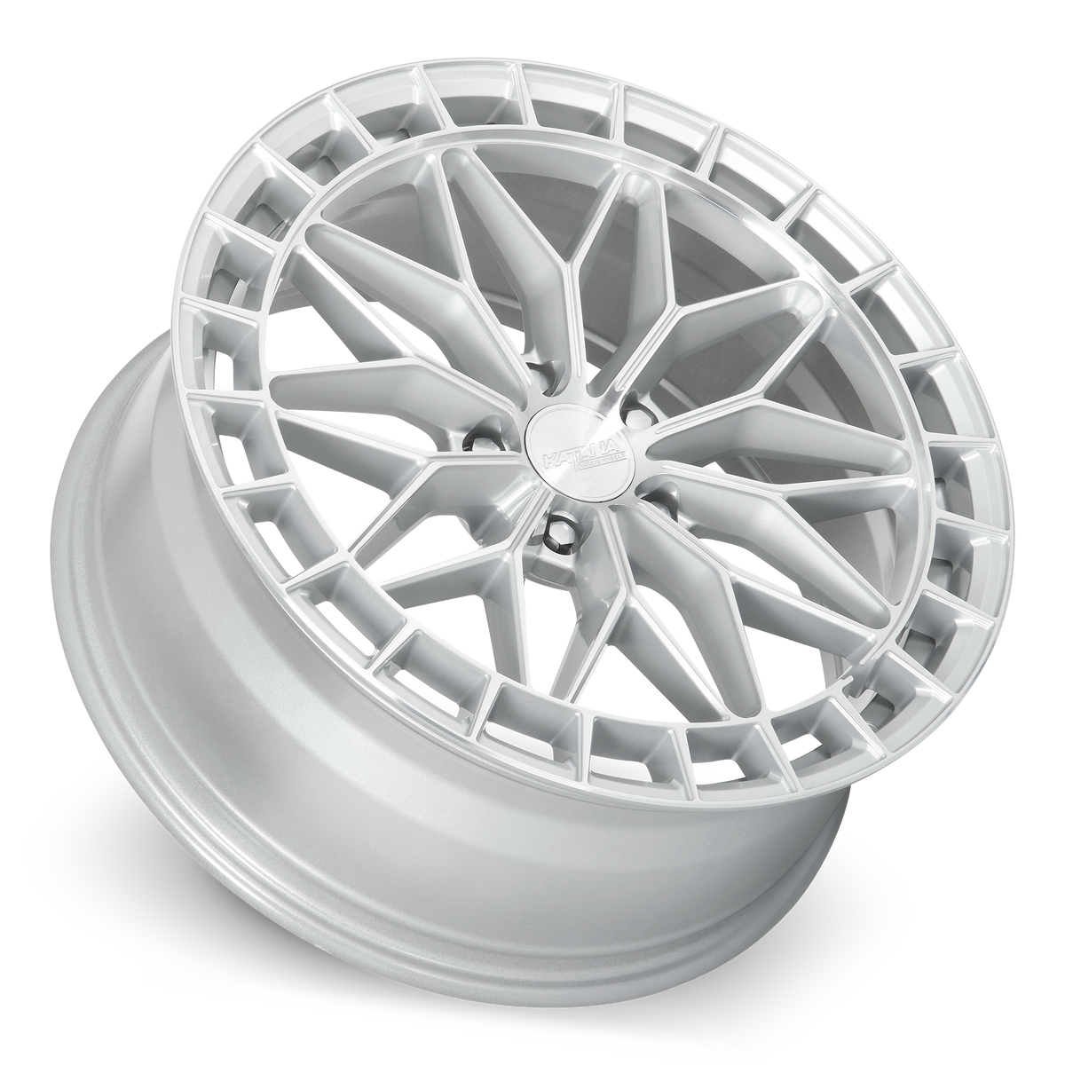 Katana KR12 Gloss Silver Machined Face 20x8.5 +40 5x120mm 73.1mm