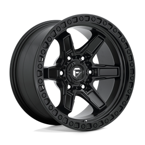 Fuel Offroad D697 KICKER Matte Black 18x9 +01 6x139.7mm 106.1mm - WheelWiz