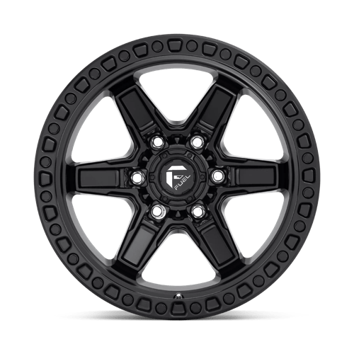 Fuel Offroad D697 KICKER Matte Black 17x9 +1 6x114.3mm 66.3mm