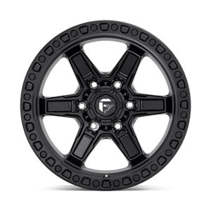 Fuel Offroad D697 KICKER Matte Black 17x9 -12 6x139.7mm 106.1mm - Wheelwiz