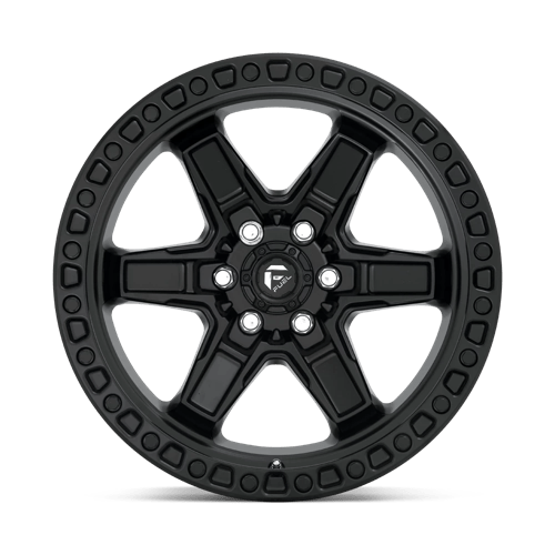 Fuel Offroad D697 KICKER Matte Black 17x9 +12 6x114.3mm 66.1mm - Wheelwiz