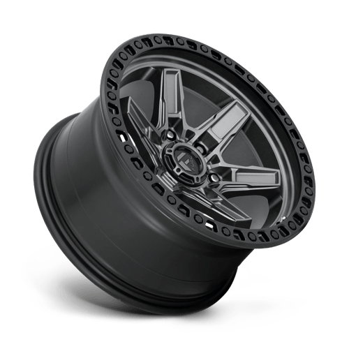 Fuel Offroad D698 KICKER Matte Gunmetal Black Bead Ring 20x9 +1 5x150mm 110.1mm - Wheelwiz