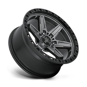 Fuel Offroad D698 KICKER Matte Gun Metal Black Bead Ring 20x9 +1 6x135mm 87.1mm - WheelWiz