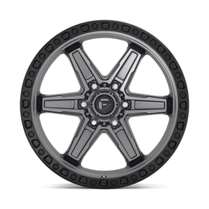 Fuel Offroad D698 KICKER Matte Gunmetal Black Bead Ring 20x9 +20 6x114.3mm 66.1mm - Wheelwiz