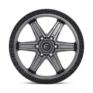 Fuel Offroad D698 KICKER Matte Gunmetal Black Bead Ring 20x9 +20 6x114.3mm 66.1mm - Wheelwiz