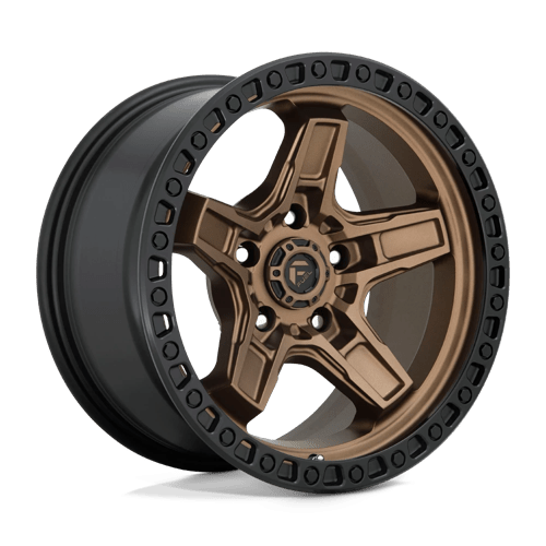 Fuel Offroad D699 KICKER Matte Bronze Black Bead Ring 17x9 -12 5x127mm 71.5mm - Wheelwiz