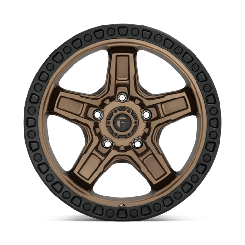 Fuel Offroad D699 KICKER Matte Bronze Black Bead Ring 17x9 -12 5x127mm 71.5mm - Wheelwiz