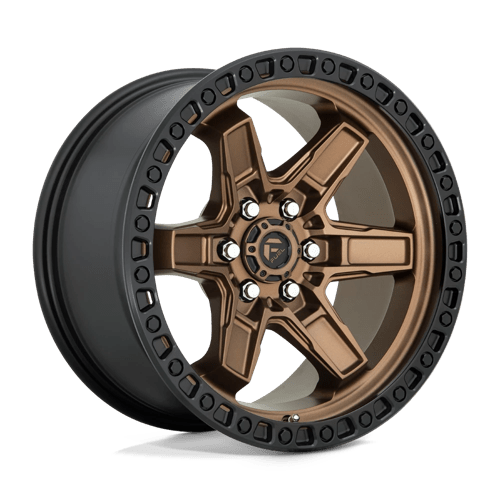Fuel Offroad D699 KICKER Matte Bronze Black Bead Ring 17x9 +12 6x114.3mm 66.1mm - Wheelwiz