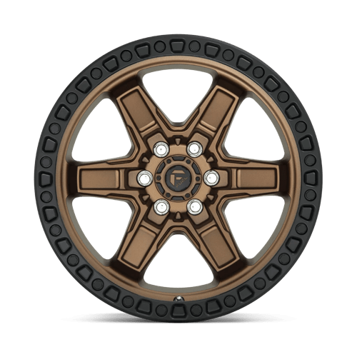 Fuel Offroad D699 KICKER Matte Bronze Black Bead Ring 17x9 +12 6x114.3mm 66.1mm - Wheelwiz