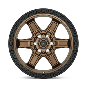 Fuel Offroad D699 KICKER Matte Bronze Black Bead Ring 17x9 +12 6x114.3mm 66.1mm - Wheelwiz