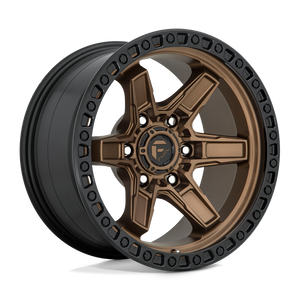 Fuel Offroad D699 KICKER Matte Bronze Black Bead Ring 18x9 -12 5x127mm 71.5mm - WheelWiz