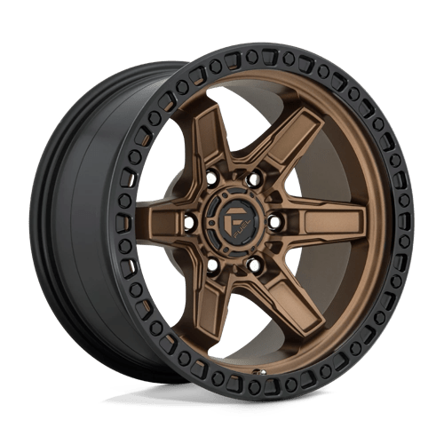 Fuel Offroad D699 KICKER Matte Bronze Black Bead Ring 17x9 -12 6x139.7mm 106.1mm - Wheelwiz