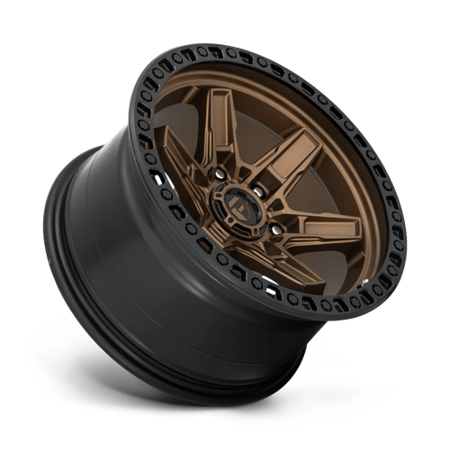 Fuel Offroad D699 KICKER Matte Bronze Black Bead Ring 18x9 -12 6x139.7mm 106.1mm - WheelWiz