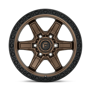 Fuel Offroad D699 KICKER Matte Bronze Black Bead Ring 17x9 +1 6x114.3mm 66.1mm