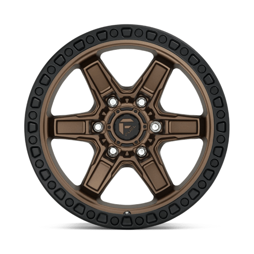 Fuel Offroad D699 KICKER Matte Bronze Black Bead Ring 17x9 +1 6x135mm 87.1mm - Wheelwiz