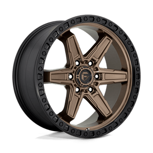 Fuel Offroad D699 KICKER Matte Bronze Black Bead Ring 20x9 +20 6x114.3mm 66.1mm - Wheelwiz