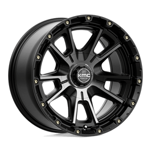 KMC KM100 SYNC Satin Black With Gray Tint 20x9 00 6x120|6x139.7mm 78.1mm - WheelWiz