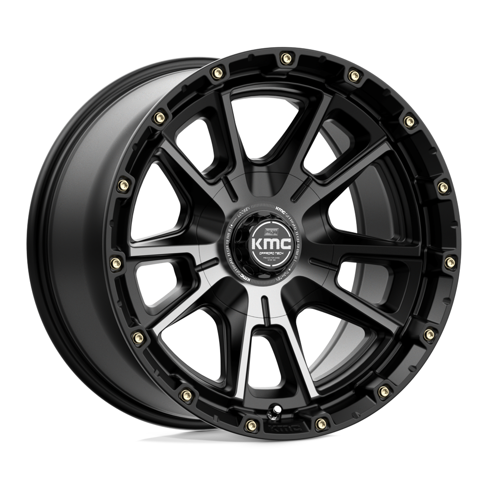 KMC KM100 SYNC Satin Black With Gray Tint 20x9 00 6x120|6x139.7mm 78.1mm - WheelWiz