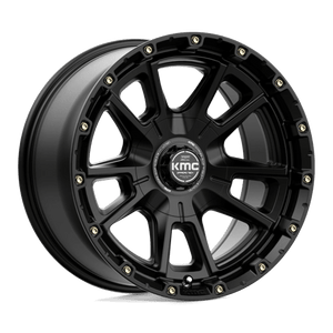 KMC KM100 SYNC Satin Black 17x9 0 6x135|6x139.7mm 106.1mm - Wheelwiz