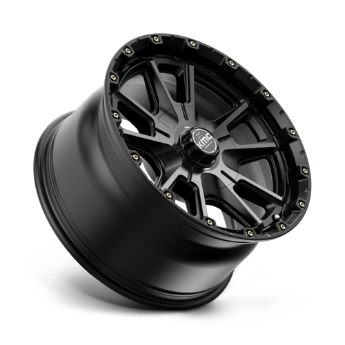 KMC KM100 SYNC Satin Black W/ Gray Tint 17x9 +18 6x135|6x139.7mm 106.1mm - Wheelwiz