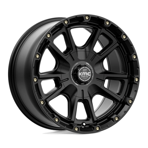 KMC KM100 SYNC Satin Black 17x9 +18 6x120|6x139.7mm 78.1mm - Wheelwiz