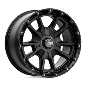 KMC KM100 SYNC Satin Black 17x9 +18 6x120|6x139.7mm 78.1mm - Wheelwiz