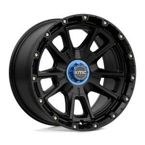 KMC KM100 SYNC Satin Black 17x9 0 6x135|6x139.7mm 106.1mm - Wheelwiz