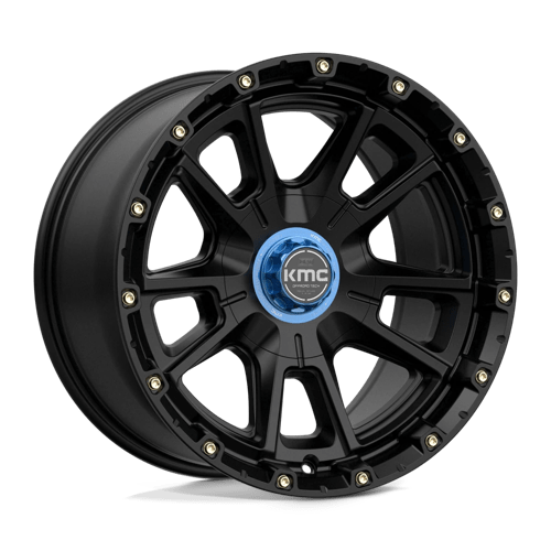 KMC KM100 SYNC Satin Black 17x9 -12 5x127|5x139.7mm 78.1mm - WheelWiz