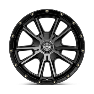 KMC KM100 SYNC Satin Black W/ Gray Tint 20x9 +18 6x135|6x139.7mm 106.1mm - Wheelwiz