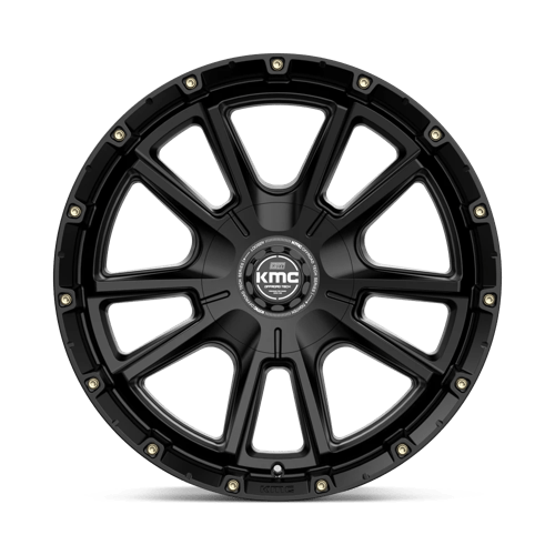 KMC KM100 SYNC Satin Black 20x9 +18 6x120|6x139.7mm 78.1mm - WheelWiz