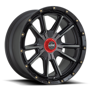 KMC KM100 SYNC Satin Black W/ Gray Tint 20x9 0 6x135|6x139.7mm 106.1mm