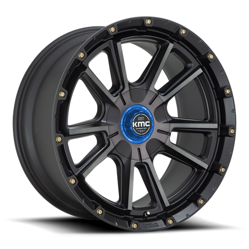 KMC KM100 SYNC Satin Black W/ Gray Tint 20x9 0 6x135|6x139.7mm 106.1mm
