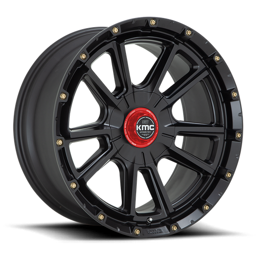 KMC KM100 SYNC Satin Black 17x9 0 6x135|6x139.7mm 106.1mm