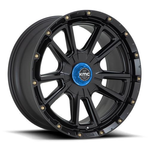 KMC KM100 SYNC Satin Black 17x9 -12 6x135|6x139.7mm 106.1mm
