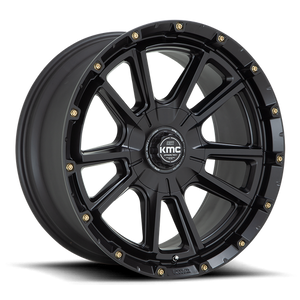 KMC KM100 SYNC Satin Black 17x9 -12 6x135|6x139.7mm 106.1mm