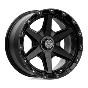 KMC KM101 TEMPO Satin Black 20x9 00 5x127|5x139.7mm 78.1mm - WheelWiz