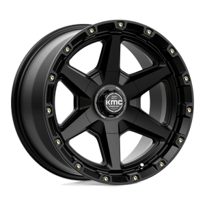 KMC KM101 TEMPO Satin Black 20x9 +18 5x150mm 110.1mm - Wheelwiz