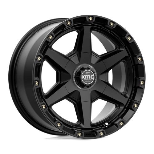 KMC KM101 TEMPO Satin Black 17x9 +18 6x114.3|6x139.7mm 78.1mm - WheelWiz