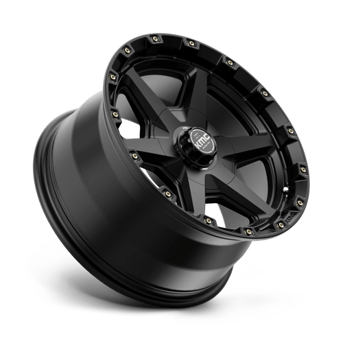 KMC KM101 TEMPO Satin Black 17x9 +18 6x135|6x139.7mm 106.1mm - Wheelwiz