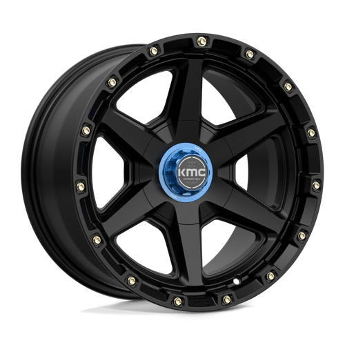 KMC KM101 TEMPO Satin Black 17x9 0 5x127|5x139.7mm 78.1mm - Wheelwiz