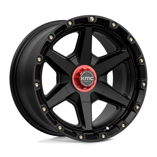 KMC KM101 TEMPO Satin Black 17x9 -12 6x135|6x139.7mm 106.1mm - Wheelwiz