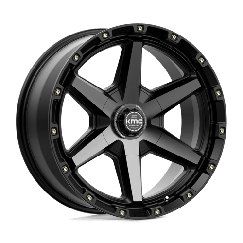 KMC KM101 TEMPO Satin Black W/ Gray Tint 20x9 0 5x127|5x139.7mm 78.1mm