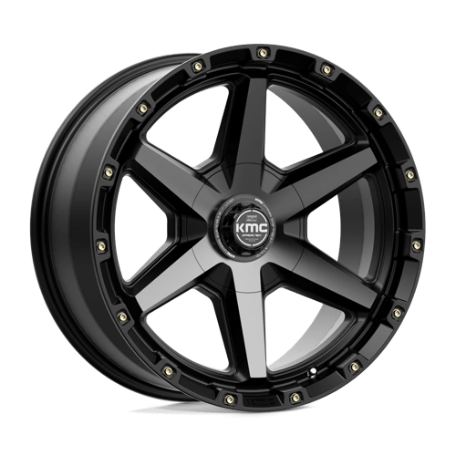 KMC KM101 TEMPO Satin Black W/ Gray Tint 20x9 0 6x135|6x139.7mm 106.1mm - Wheelwiz
