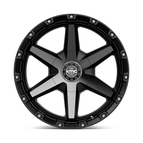 KMC KM101 TEMPO Satin Black W/ Gray Tint 20x9 0 6x135|6x139.7mm 106.1mm - Wheelwiz