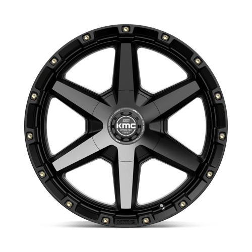 KMC KM101 TEMPO Satin Black W/ Gray Tint 20x9 0 5x127|5x139.7mm 78.1mm
