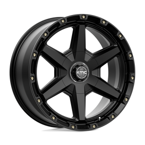 KMC KM101 TEMPO Satin Black 20x9 +18 6x120|6x139.7mm 78.1mm - WheelWiz