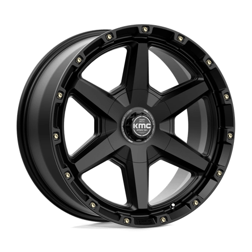 KMC KM101 TEMPO Satin Black 20x9 +18 6x114.3|6x139.7mm 78.1mm - Wheelwiz