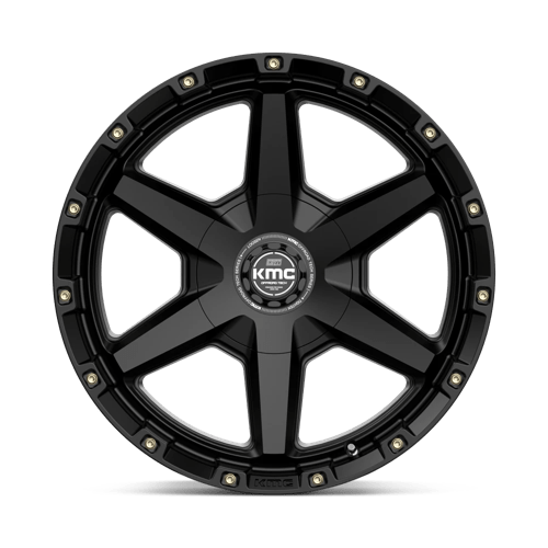 KMC KM101 TEMPO Satin Black 20x9 +18 6x135|6x139.7mm 106.1mm - Wheelwiz